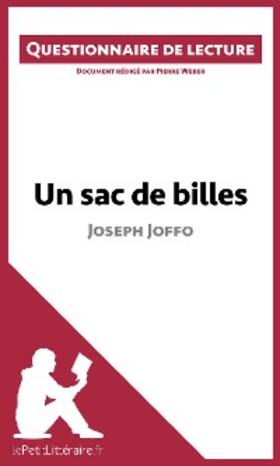 Weber |  Un sac de billes de Joseph Joffo | eBook | Sack Fachmedien