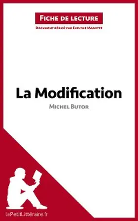 Marotte |  La Modification de Michel Butor (Fiche de lecture) | eBook | Sack Fachmedien