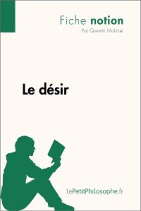 Molinier |  Le désir (Fiche notion) | eBook | Sack Fachmedien