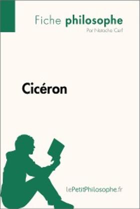 Cerf |  Cicéron (Fiche philosophe) | eBook | Sack Fachmedien