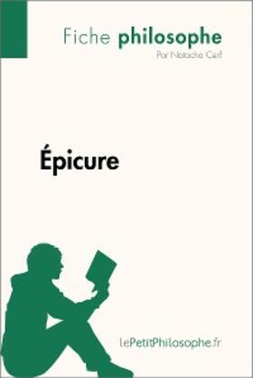 Cerf |  Épicure (Fiche philosophe) | eBook | Sack Fachmedien
