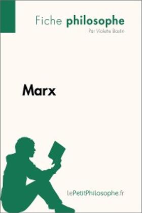 Bastin |  Marx (Fiche philosophe) | eBook | Sack Fachmedien