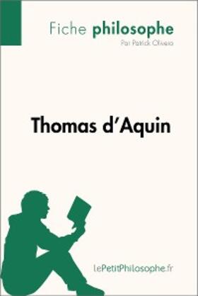 Olivero |  Thomas d'Aquin (Fiche philosophe) | eBook | Sack Fachmedien