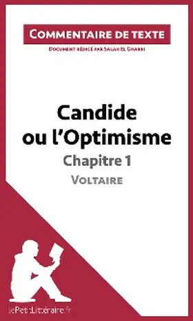 El Gharbi |  Candide ou l'Optimisme de Voltaire - Chapitre 1 | eBook | Sack Fachmedien