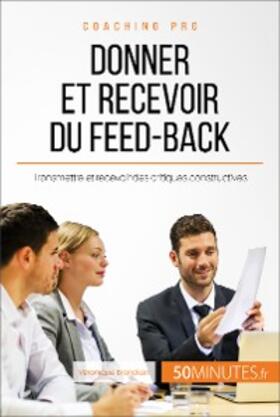 Bronckart |  Donner et recevoir du feed-back | eBook | Sack Fachmedien