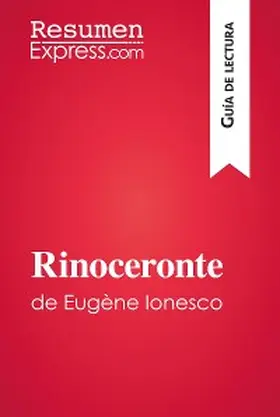 Bourguignon |  Rinoceronte de Eugène Ionesco (Guía de lectura) | eBook | Sack Fachmedien