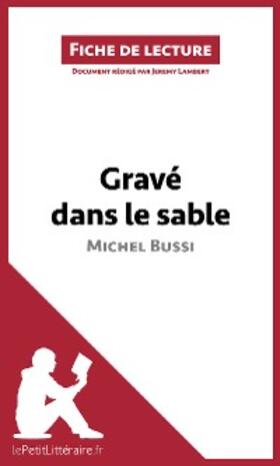 Lambert | Gravé dans le sable (fiche de lecture) | E-Book | www.sack.de