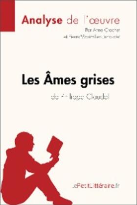 Crochet / Jenoudet |  Les Âmes grises de Philippe Claudel (Analyse de l'oeuvre) | eBook | Sack Fachmedien