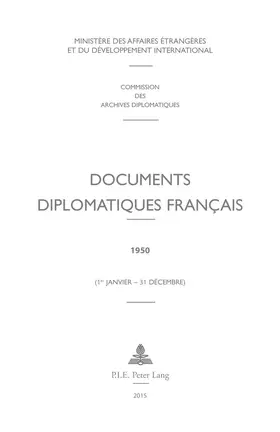 Ministère des Affaires étrangères | Documents diplomatiques français | E-Book | sack.de