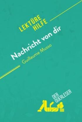 Coutant-Defer | Nachricht von dir von Guillaume Musso (Lektürehilfe) | E-Book | www.sack.de