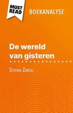 Torres Behar |  De wereld van gisteren van Stefan Zweig (Boekanalyse) | eBook | Sack Fachmedien