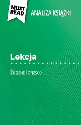 Frankinet |  Lekcja ksiazka Eugène Ionesco (Analiza ksiazki) | eBook | Sack Fachmedien