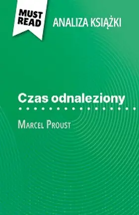 Cogan |  Czas odnaleziony ksiazka Marcel Proust (Analiza ksiazki) | eBook | Sack Fachmedien