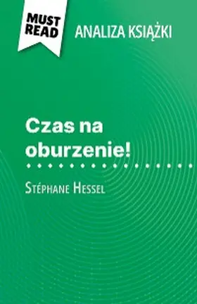 Hamou |  Czas na oburzenie! ksiazka Stéphane Hessel (Analiza ksiazki) | eBook | Sack Fachmedien