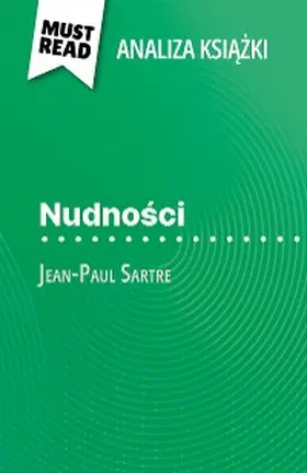 Coullet |  Nudnosci ksiazka Jean-Paul Sartre (Analiza ksiazki) | eBook | Sack Fachmedien