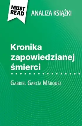 Torres Behar |  Kronika zapowiedzianej smierci ksiazka Gabriel García Márquez (Analiza ksiazki) | eBook | Sack Fachmedien