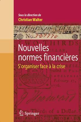 Walter | FRE-NOUVELLES NORMES FINANCIER | Buch | 978-2-8178-0069-1 | sack.de