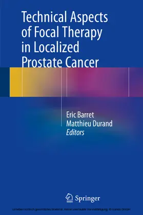 Barret / Durand | Technical Aspects of Focal Therapy in Localized Prostate Cancer | E-Book | www.sack.de