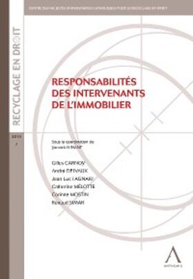 Anthemis / Collectif |  Responsabilités des intervenants de l'immobilier | eBook | Sack Fachmedien