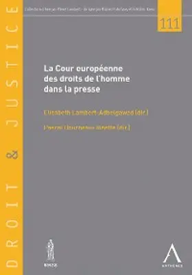 Anthemis / Collectif |  La Cour européenne des droits de l'homme dans la presse | eBook | Sack Fachmedien