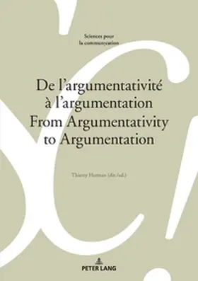  De l’argumentativité à l’argumentation From Argumentativity to Argumentation | Buch |  Sack Fachmedien