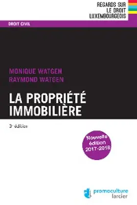 Watgen |  La propriété immobilière | eBook | Sack Fachmedien