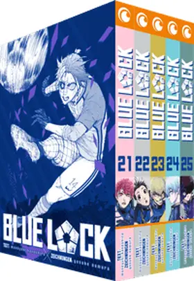  Blue Lock - Band 21-25 im Sammelschuber | Buch |  Sack Fachmedien