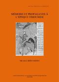 Bernardini |  Memoire Et Propagande a l'Epoque Timouride | Buch |  Sack Fachmedien