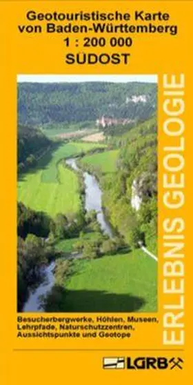 Huth / Junker |  Geotouristische Karte von Baden-Württemberg: Südost | Buch |  Sack Fachmedien