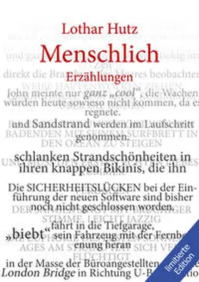 Hutz / Gleißner |  Menschlich | Buch |  Sack Fachmedien
