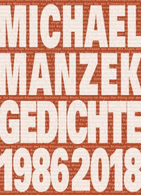 Manzek |  Michael Manzek Gedichte 1986-2018 | Buch |  Sack Fachmedien