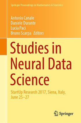 Canale / Durante / Paci | Studies in Neural Data Science | E-Book | sack.de
