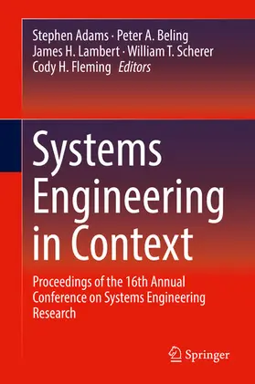 Adams / Beling / Lambert | Systems Engineering in Context | E-Book | sack.de