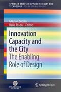 Tosoni / Concilio |  Innovation Capacity and the City | Buch |  Sack Fachmedien