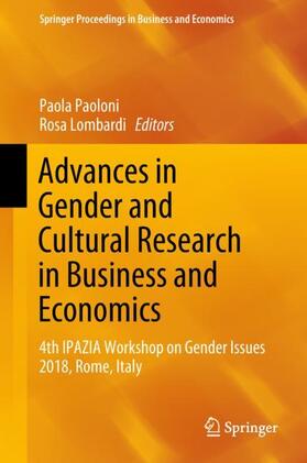 Lombardi / Paoloni | Advances in Gender and Cultural Research in Business and Economics | Buch | 978-3-030-00334-0 | sack.de