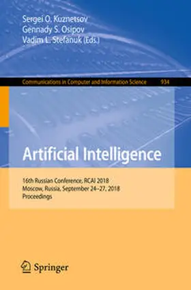 Kuznetsov / Osipov / Stefanuk | Artificial Intelligence | E-Book | sack.de