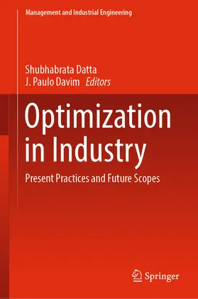 Datta / Davim | Optimization in Industry | E-Book | sack.de