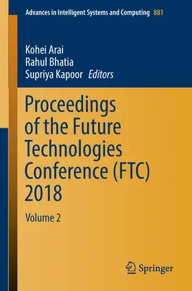 Arai / Bhatia / Kapoor | Proceedings of the Future Technologies Conference (FTC) 2018 | E-Book | www.sack.de