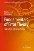 Liu / Guo |  Fundamentals of Error Theory | Buch |  Sack Fachmedien