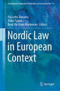 Letto-Vanamo / Tamm / Gram Mortensen |  Nordic Law in European Context | eBook | Sack Fachmedien