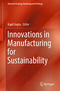 Gupta |  Innovations in Manufacturing for Sustainability | eBook | Sack Fachmedien