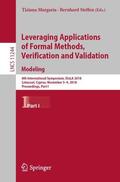 Steffen / Margaria |  Leveraging Applications of Formal Methods, Verification and Validation. Modeling | Buch |  Sack Fachmedien