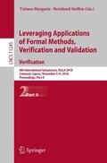 Steffen / Margaria |  Leveraging Applications of Formal Methods, Verification and Validation. Verification | Buch |  Sack Fachmedien