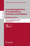 Steffen / Margaria |  Leveraging Applications of Formal Methods, Verification and Validation. Distributed Systems | Buch |  Sack Fachmedien