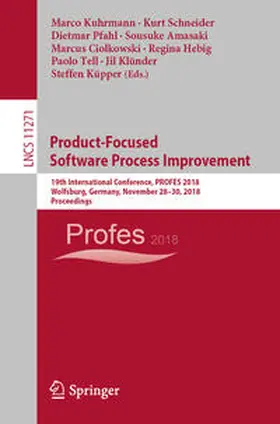 Kuhrmann / Schneider / Pfahl |  Product-Focused Software Process Improvement | eBook | Sack Fachmedien