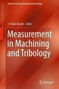 Davim |  Measurement in Machining and Tribology | Buch |  Sack Fachmedien