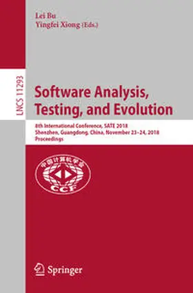 Bu / Xiong | Software Analysis, Testing, and Evolution | E-Book | sack.de
