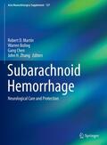 Martin / Zhang / Boling |  Subarachnoid Hemorrhage | Buch |  Sack Fachmedien