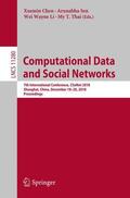 Chen / Thai / Sen |  Computational Data and Social Networks | Buch |  Sack Fachmedien