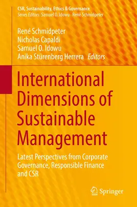 Schmidpeter / Stürenberg Herrera / Capaldi |  International Dimensions of Sustainable Management | Buch |  Sack Fachmedien